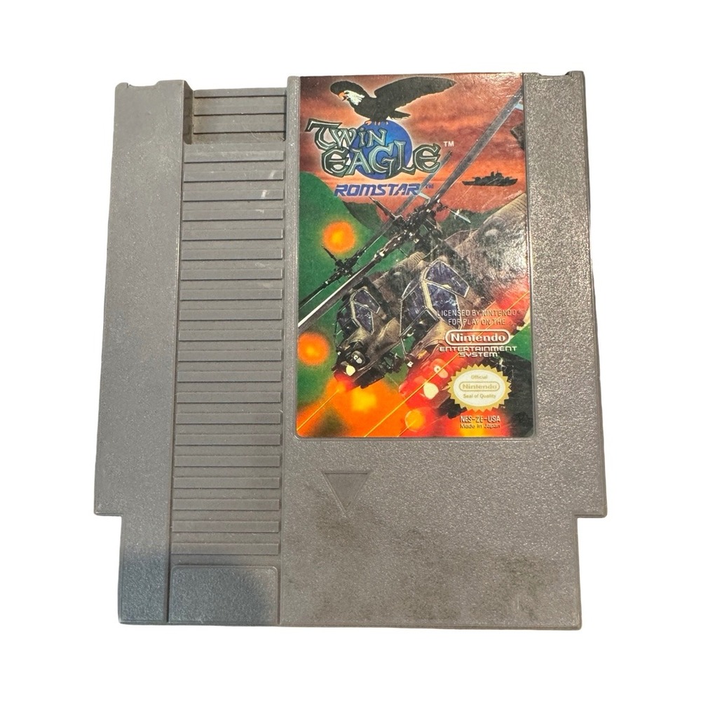 Twin Eagle Romstar Nintendo Entertainment‎ System NES Video Game Cartridge 1989
